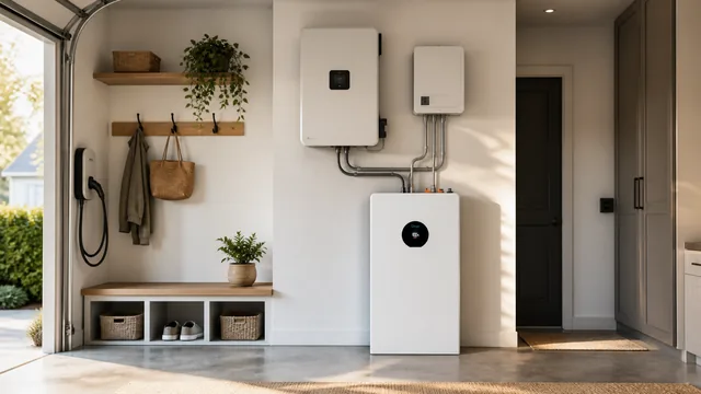 Wizualizacja magazynu energii Deye SE-F5 Pro w domowym wnętrzu